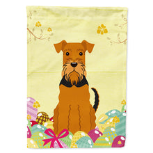 Load image into Gallery viewer, Easter Eggs Airedale Flag Canvas House Size BB6041CHF