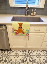 Load image into Gallery viewer, Easter Eggs Airedale Kitchen Towel – Artistic Dish Towel for Everyday Use BB6041KTWL