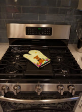 Load image into Gallery viewer, Easter Eggs Airedale Oven Mitt BB6041OVMT