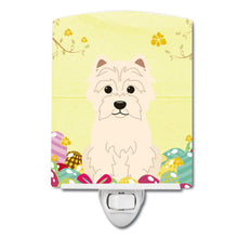 Load image into Gallery viewer, Easter Eggs Westie Ceramic Night Light BB6042CNL