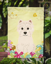Load image into Gallery viewer, Easter Eggs Westie Garden Flag - Outdoor Decorative Yard Flag BB6042GF