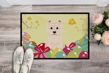 Load image into Gallery viewer, Easter Eggs Westie Doormat - 24x36 Decorative Floor Mat – Indoor/Outdoor Rug with Artistic Flair BB6042JMAT