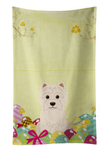 Load image into Gallery viewer, Easter Eggs Westie Kitchen Towel – Artistic Dish Towel for Everyday Use BB6042KTWL