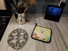 Load image into Gallery viewer, Easter Eggs Westie Pot Holders - Set of 2 - Heat-Resistant Kitchen Essentials BB6042PTHD