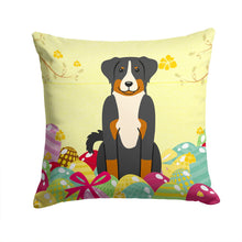 Load image into Gallery viewer, Easter Eggs Appenzeller Sennenhund Throw Pillow - 14x14 Decorative Pillow – Art for Your Home &amp; Patio BB6043PW1414