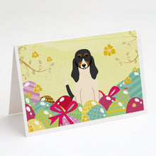 Load image into Gallery viewer, Easter Eggs Swiss Hound Greeting Cards -  Blank Note Cards – 8-Pack of Artist-Designed Cards with Envelopes