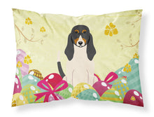 Load image into Gallery viewer, Easter Eggs Swiss Hound Fabric Standard Pillowcase – Artistic Decorative Front, White Back BB6044PILLOWCASE