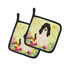Load image into Gallery viewer, Easter Eggs Swiss Hound Pot Holders - Set of 2 - Heat-Resistant Kitchen Essentials BB6044PTHD
