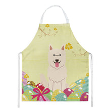 Load image into Gallery viewer, Easter Eggs White German Shepherd Apron – Artist-Designed Kitchen, BBQ &amp; Craft Apron BB6045APRON