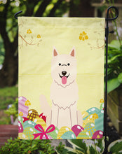 Load image into Gallery viewer, Easter Eggs White German Shepherd Garden Flag - Outdoor Decorative Yard Flag BB6045GF