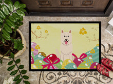 Load image into Gallery viewer, Easter Eggs White German Shepherd Doormat - 18x27 Decorative Floor Mat – Indoor/Outdoor Rug with Artistic Flair BB6045MAT