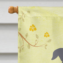 Load image into Gallery viewer, Easter Eggs Staffordshire Bull Terrier Blue Flag Canvas House Size BB6046CHF