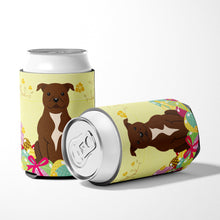 Load image into Gallery viewer, Easter Eggs Staffordshire Bull Terrier Chocolate Can or Bottle Hugger BB6048CC