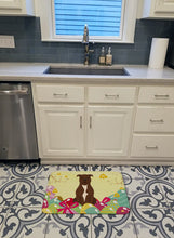 Load image into Gallery viewer, Easter Eggs Staffordshire Bull Terrier Chocolate Machine Washable Memory Foam Mat BB6048RUG