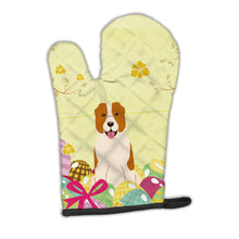 Load image into Gallery viewer, Easter Eggs Central Asian Shepherd Dog Oven Mitt BB6049OVMT