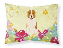Load image into Gallery viewer, Easter Eggs Central Asian Shepherd Dog Fabric Standard Pillowcase – Artistic Decorative Front, White Back BB6049PILLOWCASE