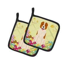 Load image into Gallery viewer, Easter Eggs Central Asian Shepherd Dog Pot Holders - Set of 2 - Heat-Resistant Kitchen Essentials BB6049PTHD