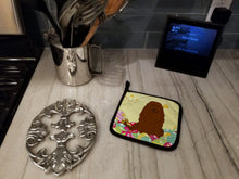 Load image into Gallery viewer, Easter Eggs Caucasian Shepherd Dog Pot Holders - Set of 2 - Heat-Resistant Kitchen Essentials BB6050PTHD