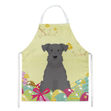 Load image into Gallery viewer, Easter Eggs Miniature Schanuzer Black Apron – Artist-Designed Kitchen, BBQ &amp; Craft Apron BB6051APRON