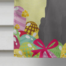 Load image into Gallery viewer, Easter Eggs Miniature Schanuzer Black Flag Canvas House Size BB6051CHF