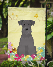 Load image into Gallery viewer, Easter Eggs Miniature Schanuzer Black Garden Flag - Outdoor Decorative Yard Flag BB6051GF