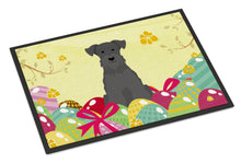 Load image into Gallery viewer, Easter Eggs Miniature Schanuzer Black Doormat - 24x36 Decorative Floor Mat – Indoor/Outdoor Rug with Artistic Flair BB6051JMAT