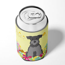 Load image into Gallery viewer, Easter Eggs Miniature Schanuzer Black Silver Can or Bottle Hugger BB6052CC