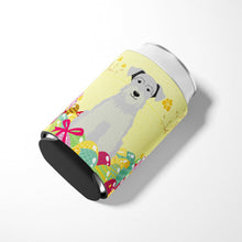 Load image into Gallery viewer, Easter Eggs Miniature Schanuzer White Can or Bottle Hugger BB6053CC