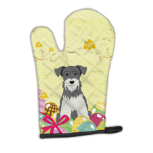 Load image into Gallery viewer, Easter Eggs Miniature Schanuzer Salt and Pepper Oven Mitt BB6054OVMT