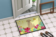 Load image into Gallery viewer, Easter Eggs Yellow Labrador Doormat - 24x36 Decorative Floor Mat – Indoor/Outdoor Rug with Artistic Flair BB6055JMAT