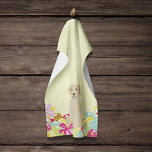 Load image into Gallery viewer, Easter Eggs Yellow Labrador Kitchen Towel – Artistic Dish Towel for Everyday Use BB6055KTWL