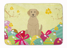 Load image into Gallery viewer, Easter Eggs Yellow Labrador Machine Washable Memory Foam Mat BB6055RUG