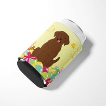 Load image into Gallery viewer, Easter Eggs Chocolate Labrador Can or Bottle Hugger BB6056CC