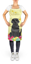Load image into Gallery viewer, Easter Eggs Black Labrador Apron – Artist-Designed Kitchen, BBQ &amp; Craft Apron BB6057APRON
