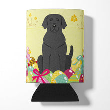 Load image into Gallery viewer, Easter Eggs Black Labrador Can or Bottle Hugger BB6057CC