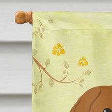 Load image into Gallery viewer, Easter Eggs Cavalier Spaniel Flag Canvas House Size BB6058CHF