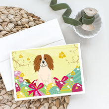 Load image into Gallery viewer, Easter Eggs Cavalier Spaniel Greeting Cards -  Blank Note Cards – 8-Pack of Artist-Designed Cards with Envelopes