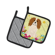 Load image into Gallery viewer, Easter Eggs Cavalier Spaniel Pot Holders - Set of 2 - Heat-Resistant Kitchen Essentials BB6058PTHD