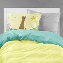 Load image into Gallery viewer, Easter Eggs Irish Terrier Fabric Standard Pillowcase – Artistic Decorative Front, White Back BB6062PILLOWCASE