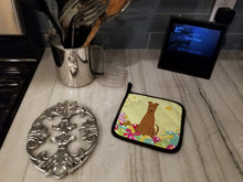 Load image into Gallery viewer, Easter Eggs Irish Terrier Pot Holders - Set of 2 - Heat-Resistant Kitchen Essentials BB6062PTHD