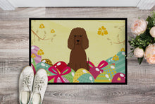 Load image into Gallery viewer, Easter Eggs Irish Water Spaniel Doormat - 24x36 Decorative Floor Mat – Indoor/Outdoor Rug with Artistic Flair BB6063JMAT
