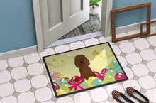 Load image into Gallery viewer, Easter Eggs Irish Water Spaniel Doormat - 24x36 Decorative Floor Mat – Indoor/Outdoor Rug with Artistic Flair BB6063JMAT