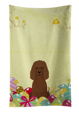 Load image into Gallery viewer, Easter Eggs Irish Water Spaniel Kitchen Towel – Artistic Dish Towel for Everyday Use BB6063KTWL