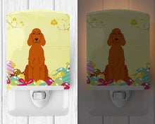 Load image into Gallery viewer, Easter Eggs Irish Setter Ceramic Night Light BB6064CNL