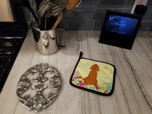 Load image into Gallery viewer, Easter Eggs Irish Setter Pot Holders - Set of 2 - Heat-Resistant Kitchen Essentials BB6064PTHD