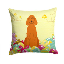 Load image into Gallery viewer, Easter Eggs Irish Setter Throw Pillow - 14x14 Decorative Pillow – Art for Your Home &amp; Patio BB6064PW1414