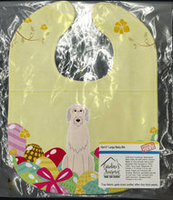Load image into Gallery viewer, Easter Eggs Irish Wolfhound Baby Bib BB6065BIB