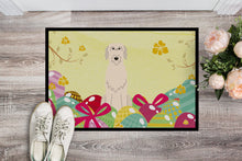 Load image into Gallery viewer, Easter Eggs Irish Wolfhound Doormat - 24x36 Decorative Floor Mat – Indoor/Outdoor Rug with Artistic Flair BB6065JMAT