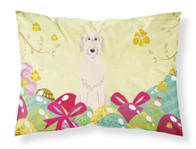 Load image into Gallery viewer, Easter Eggs Irish Wolfhound Fabric Standard Pillowcase – Artistic Decorative Front, White Back BB6065PILLOWCASE