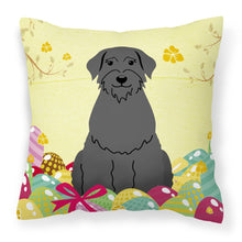 Load image into Gallery viewer, Easter Eggs Giant Schnauzer Fabric Decorative Pillow BB6066PW1818